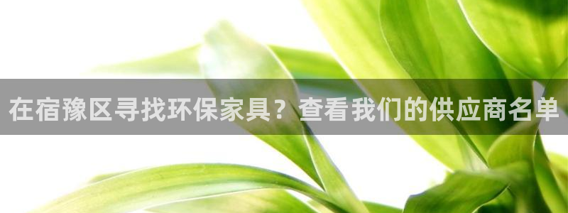 杏耀平台几年了：在宿豫区寻找环保家具？查看我们的供应商名单