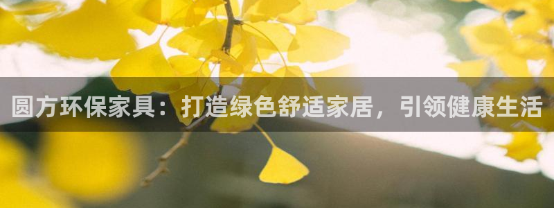 杏耀注册登录平台：圆方环保家具：打造绿色舒适家居，引领健康生