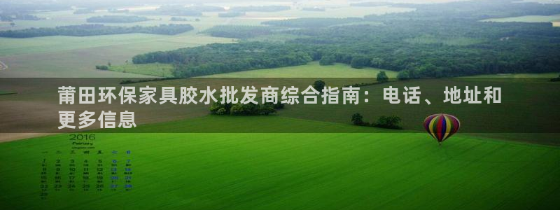 杏耀平台招商的流程：莆田环保家具胶水批发商综合指南：电话、地